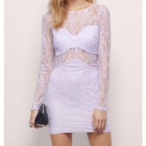 Tobi Purple Lace Dress